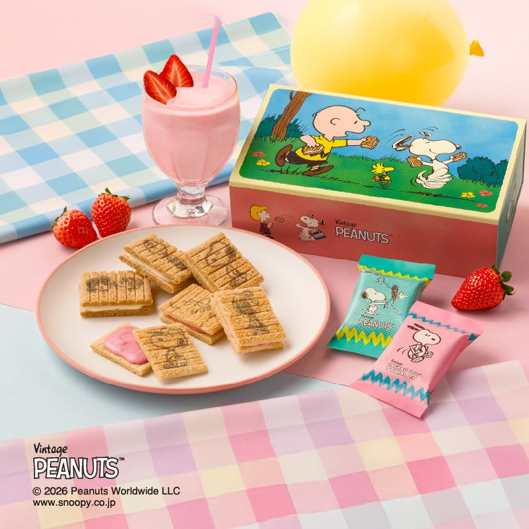 Snoopy Sugar Butter Tree Assortment – 12 or 16 Pieces [Includes "Strawberry Shake" Flavor] – Limited-Time Offer【Sugar Butter Tree】