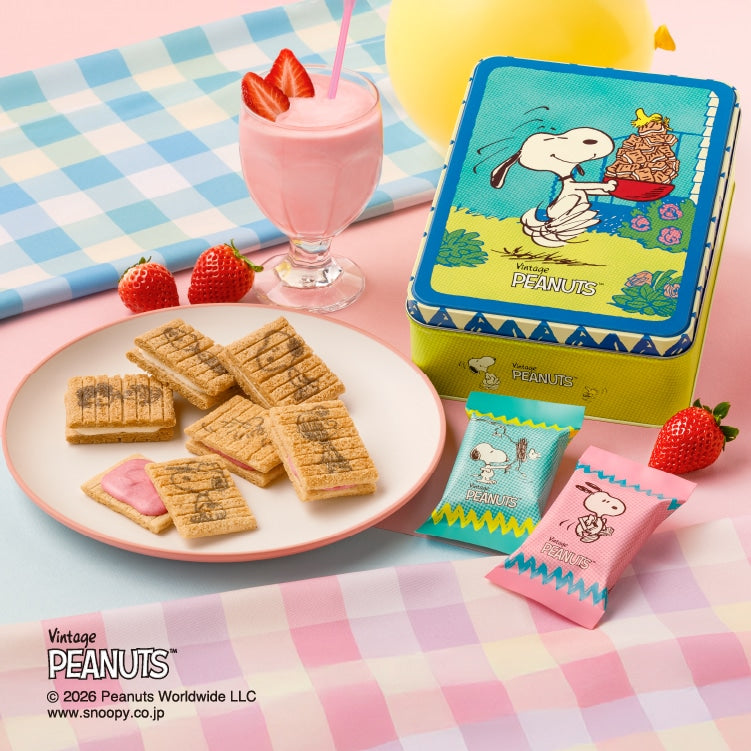 Snoopy Sugar Butter Tree Assortment – 12 or 16 Pieces [Includes "Strawberry Shake" Flavor] – Limited-Time Offer【Sugar Butter Tree】