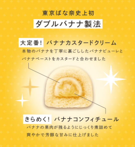 35th Anniversary Tokyo Banana: Double Banana Flavor【Tokyo Banana】