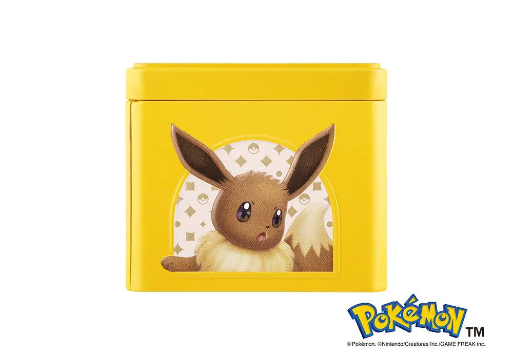 Special Tin (Pikachu & Eevee): Pokémon Tokyo Banana Cookie Sandwiches with Overflowing Chocolate【TOKYO BANANA】