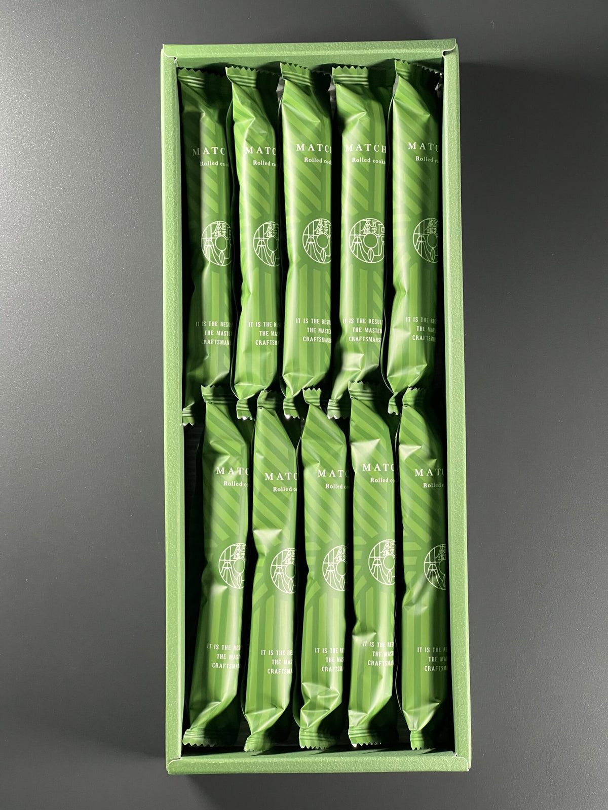 "Okoi Matcha" (Rich Matcha) Saku-Roll – Pack of 10【Cha-no-wa】