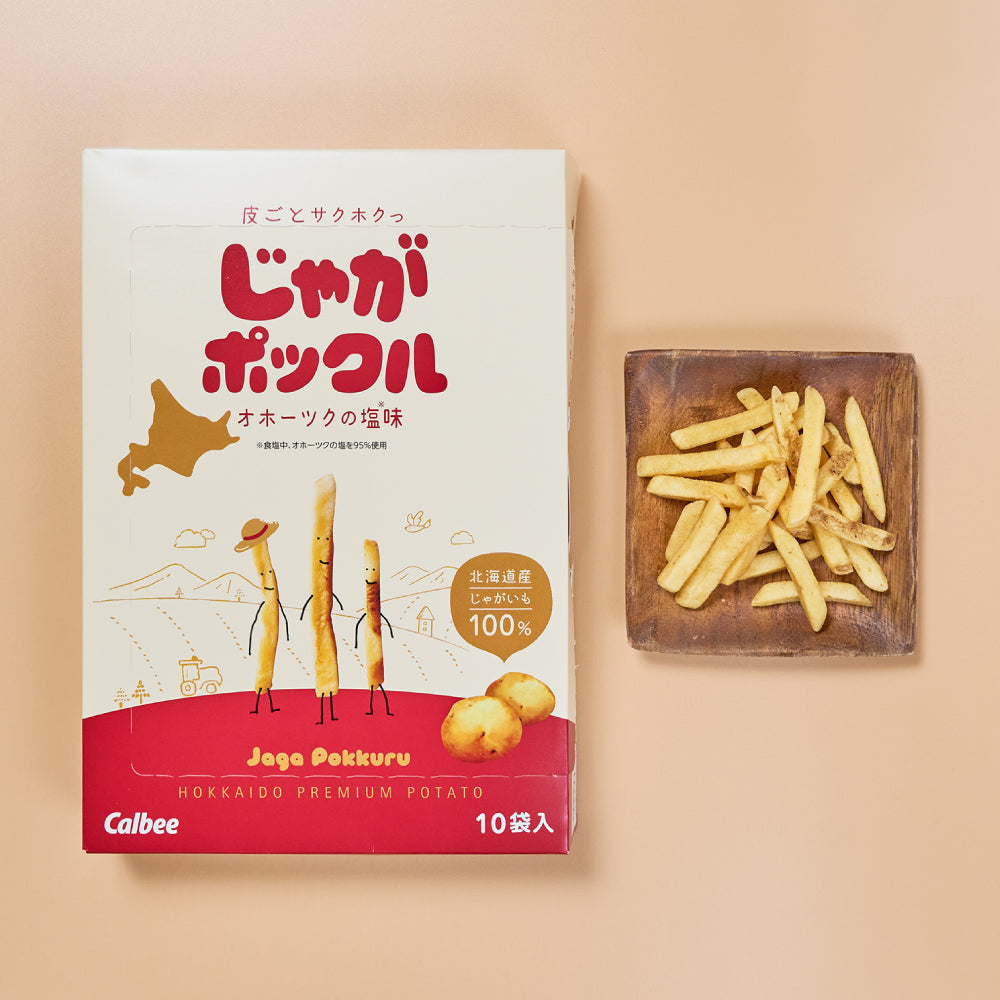 Jaga Pokkuru (Garam / Jagung / Kerang & Garam) 【Calbee】