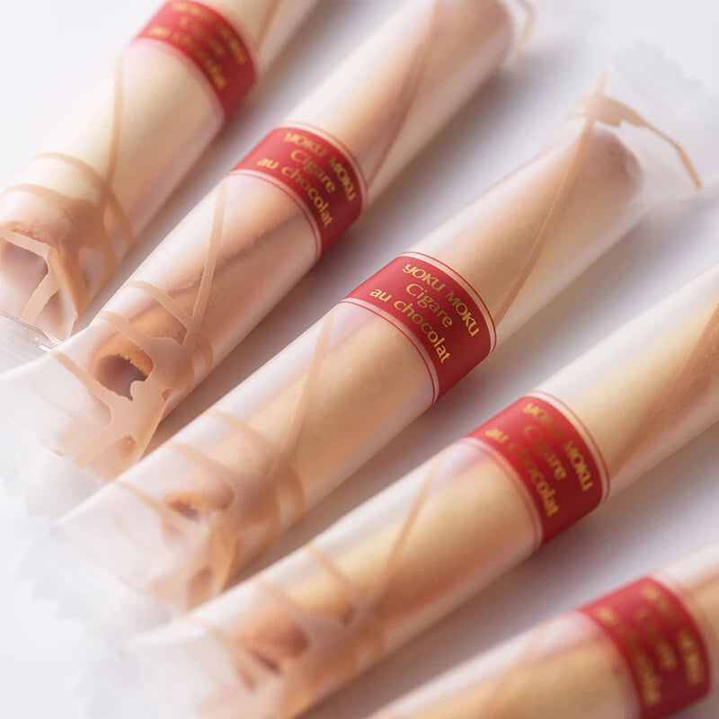 YOKU MOKU Cigare au Chocolat (18 pieces) — a delicate rolled butter cookie【YOKU MOKU】