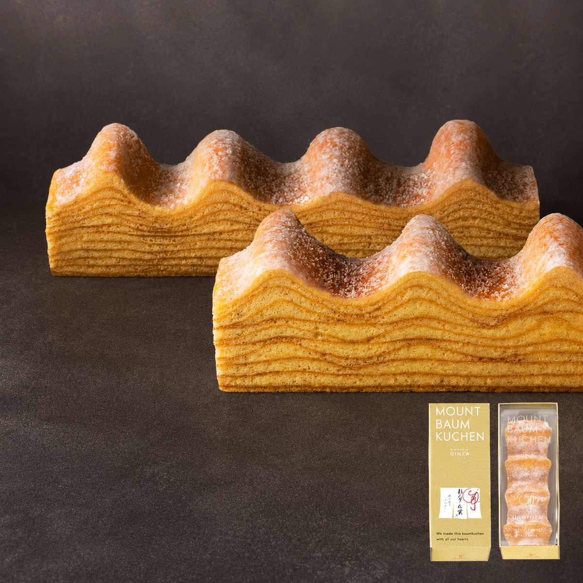 MOUNT BAUM KUCHEN Shikkari-me (Log-shaped stick）【Ginza Nenrinya】