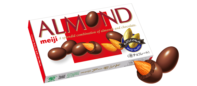 Almond Chocolate 79g【Meiji】