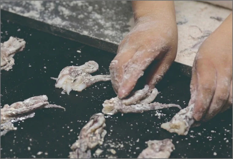 Galletas de mariscos estilo Karaage exclusivas de Tokio 【Echizen Kaisen Club】